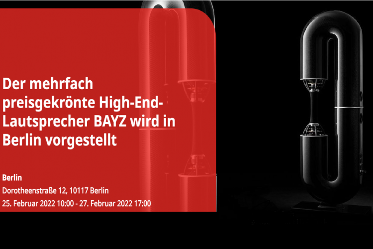 BAYZ Audio vorgestellt in Berlin